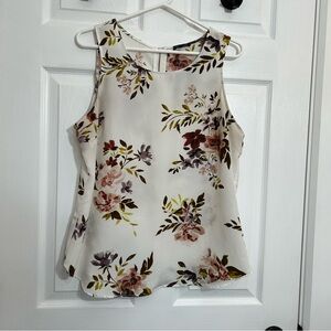Floral Sleeveless Women's Top